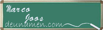 Marco Joos Visitenkarte